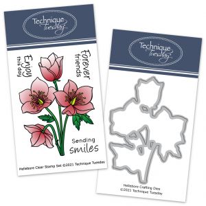 Hellebore Clear Stamps & Matching Die