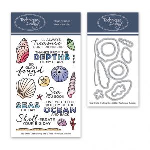 INFUNLY Sea Cutting Die and Stamp Set Sea Animal Clear Stamps and Dies for  Card Making Sea Turtle Rubber Stamp Hippocampus Seaweed Jellyfish Rubber
