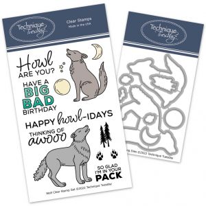 Wolf Stamp Set & Crafting Die