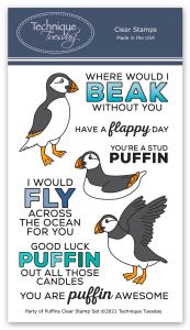 Party of Puffins Stamp Set