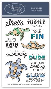 Sea Turtles Stamp Set