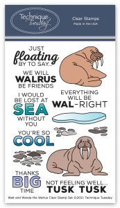 Walt & Wanda the Walrus Clear Stamps