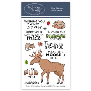 Moose & Friends Clear Stamps