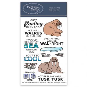 Walt & Wanda the Walrus Clear Stamps