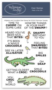 Alligators & Crocodiles Stamp Set