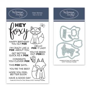 Frederick & Fiona The Fox Stamp Set with Matching Dies