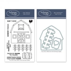 Funny Farm Stamp Set with Matching Dies