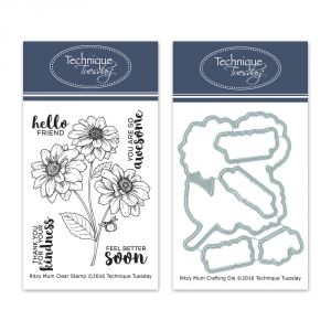 Ritzy Mum Clear Stamps with Matching Dies