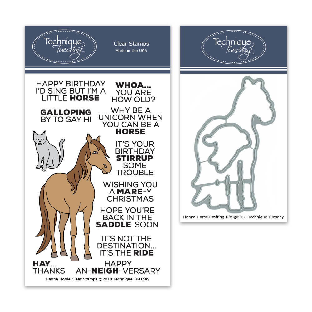 Clear Stamps Sheet 7"x10" ~ Horse Foal Equestrian Rider FLONZ Vintage 403-138 