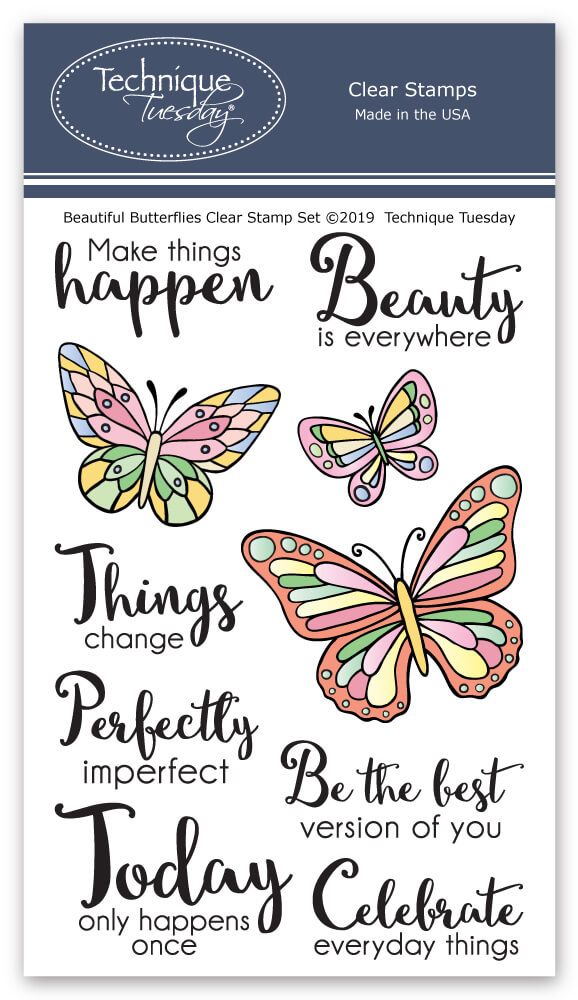 Download Beautiful Butterflies Stamp Set Technique Tuesday