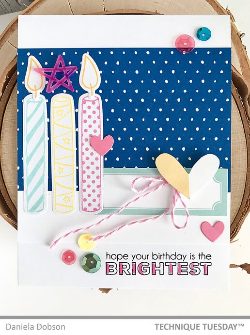 Brightest Birthday Candles Trio Card | Paper Craft Project Idea ...