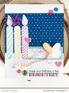 Brightest Birthday Candles Trio Handmade Card