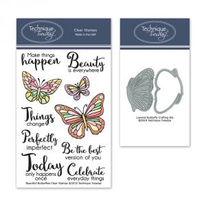 Beautiful Butterflies Stamp Set and Layered Butterfly Crafting Dies
