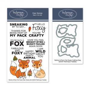 Felicity & Flynn the Foxes Stamp Set with Matching Dies