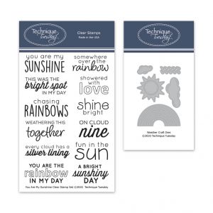 You Are My Sunshine Clear Stamps & Weather Metal Dies