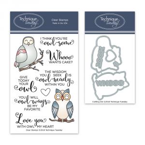 You're Owlsome Stamp Set with Matching Dies