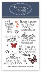 Brave Wings Stamp Set