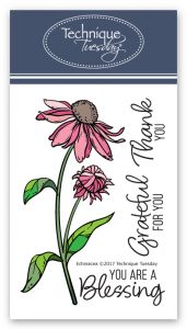 Echinacea Flower Stamp Set