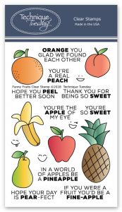 Funny Fruits Stamp Set