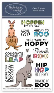 Kate & Karl the Kangaroos Stamp Set