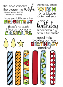 Many Candles Stamp Set