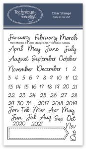 Many Months 2.0 Stamp Set