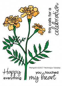 Marigold Stamp Set