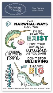 Nancy & Nick the Narwhals Stamp Set