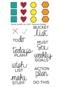 Planner - Bucket List