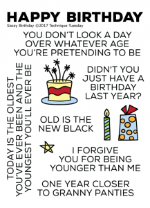 Sassy Birthday Stamp Set