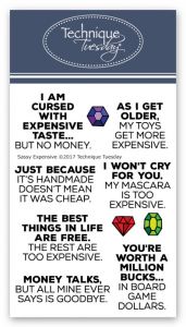 Sassy Expensive Stamp Set