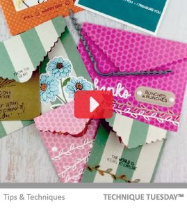 Scalloped Pull Strip Die - Technique Video