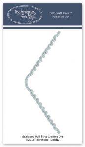 Scalloped Pull Strip Crafting Dies
