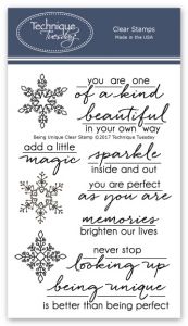 Being Unique Clear Stamps