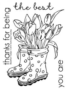 Bootiful Tulips  Stamp Set
