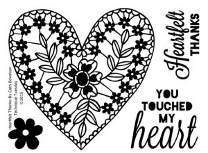 Heartfelt Thanks Stamp Set by Cath Edvalson