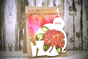 Hello Rhododendron Card