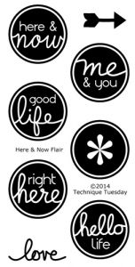 Here & Now Flair Stamp Set