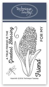Hyacinth Flower Stamp Set