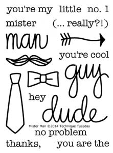 Mister Man Stamp Set