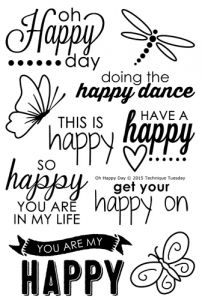 Oh Happy Day Stamp Set