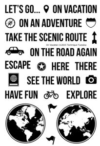 On Vacation Stamp Set