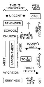 Planner Important Stamp Set