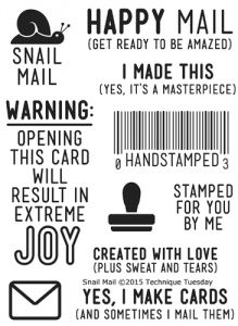 Snail Mail Stamp Set