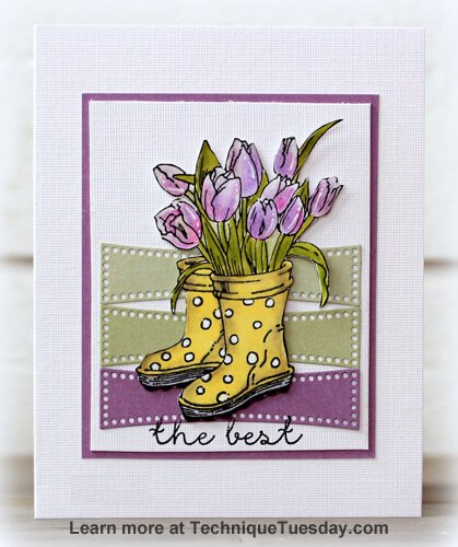 The Best Boots Card | Paper Craft Project Idea | Technique Tuesday