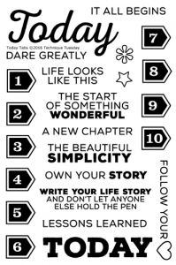 Today Tabs Stamp Set