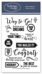 Way To Go Stamp Set