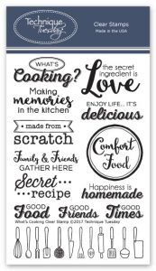 What's Cooking Clear Stamps