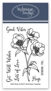Wild Rose Clear Stamp Set