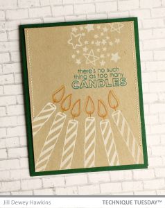 Too Many Candles Handmade Card